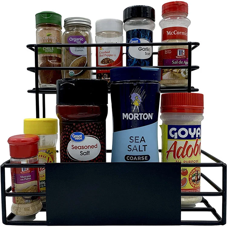 Liner Space Saving Countertop Rack Spice Organizer