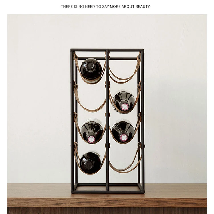 Metal Countertop Wine Rack