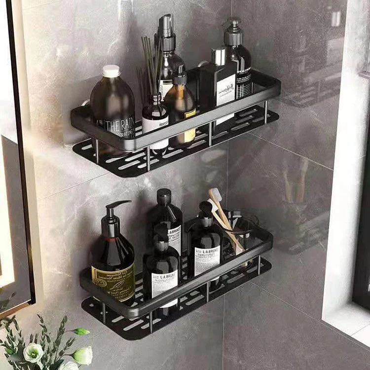 No Drill Suction Bathroom Shelf